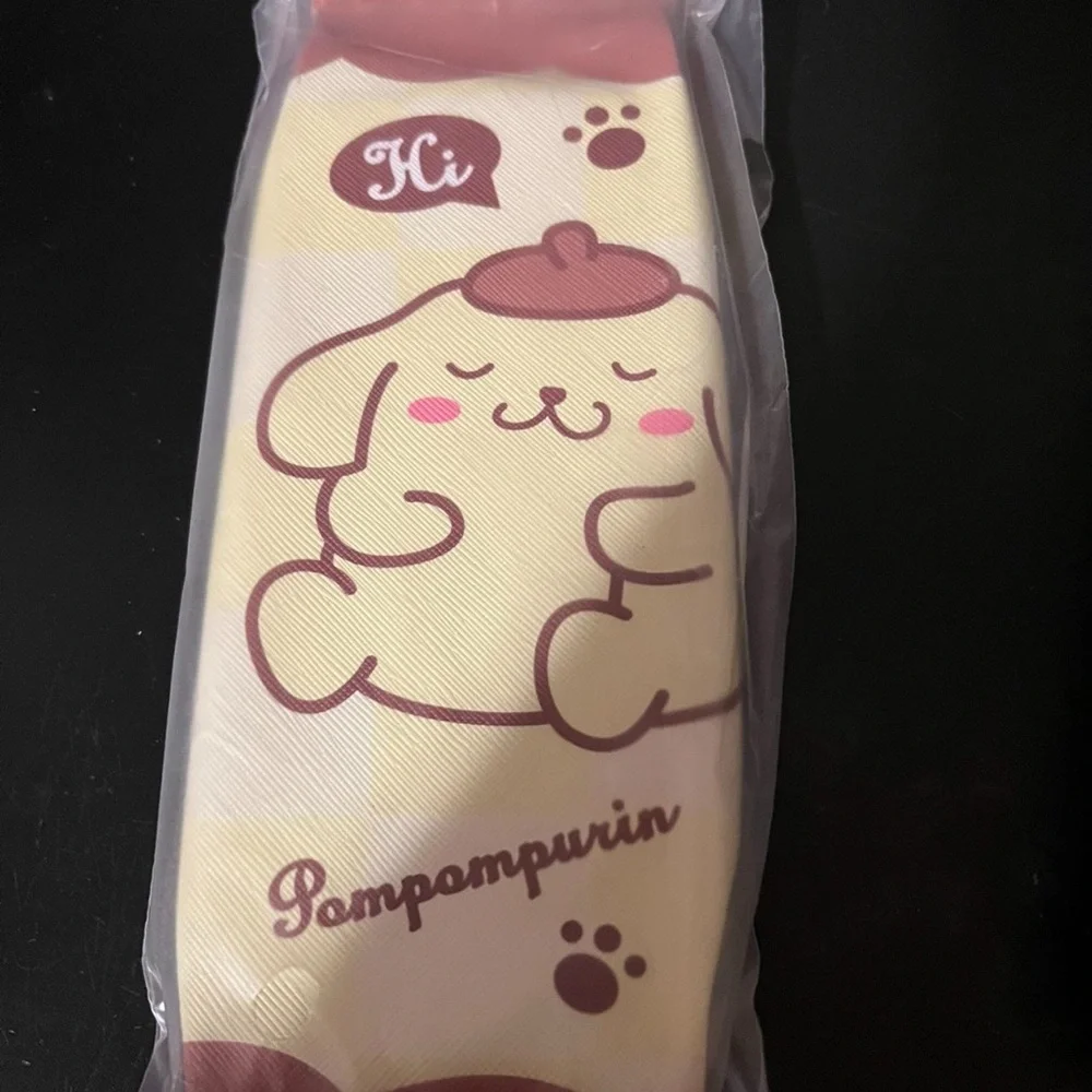 Brand new Sanrio Pompompurin Yellow and Brown Pencil Case